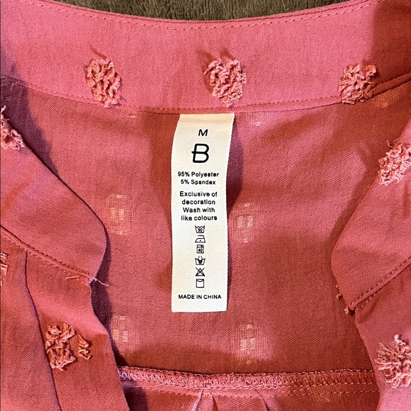 Pink Ruffled Sleeve Top - Picture 2 of 5